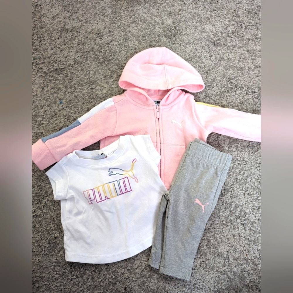 Puma 3pc infant girls set